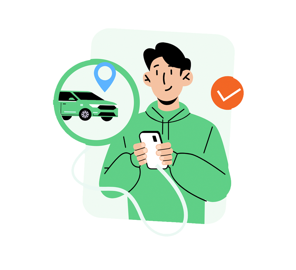 Đặt xe trên số điện thoại/web